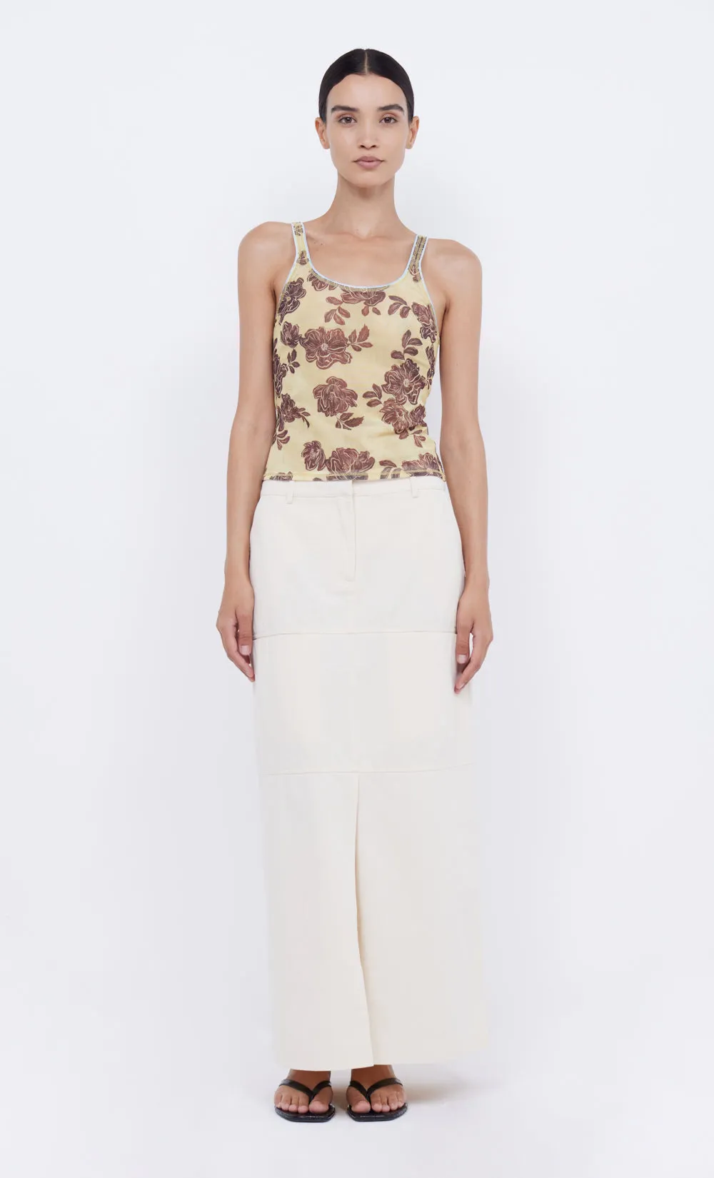 PHOENIX MAXI SKIRT - CREAM/BLACK sold by bec + bridge product image thumbnail 2