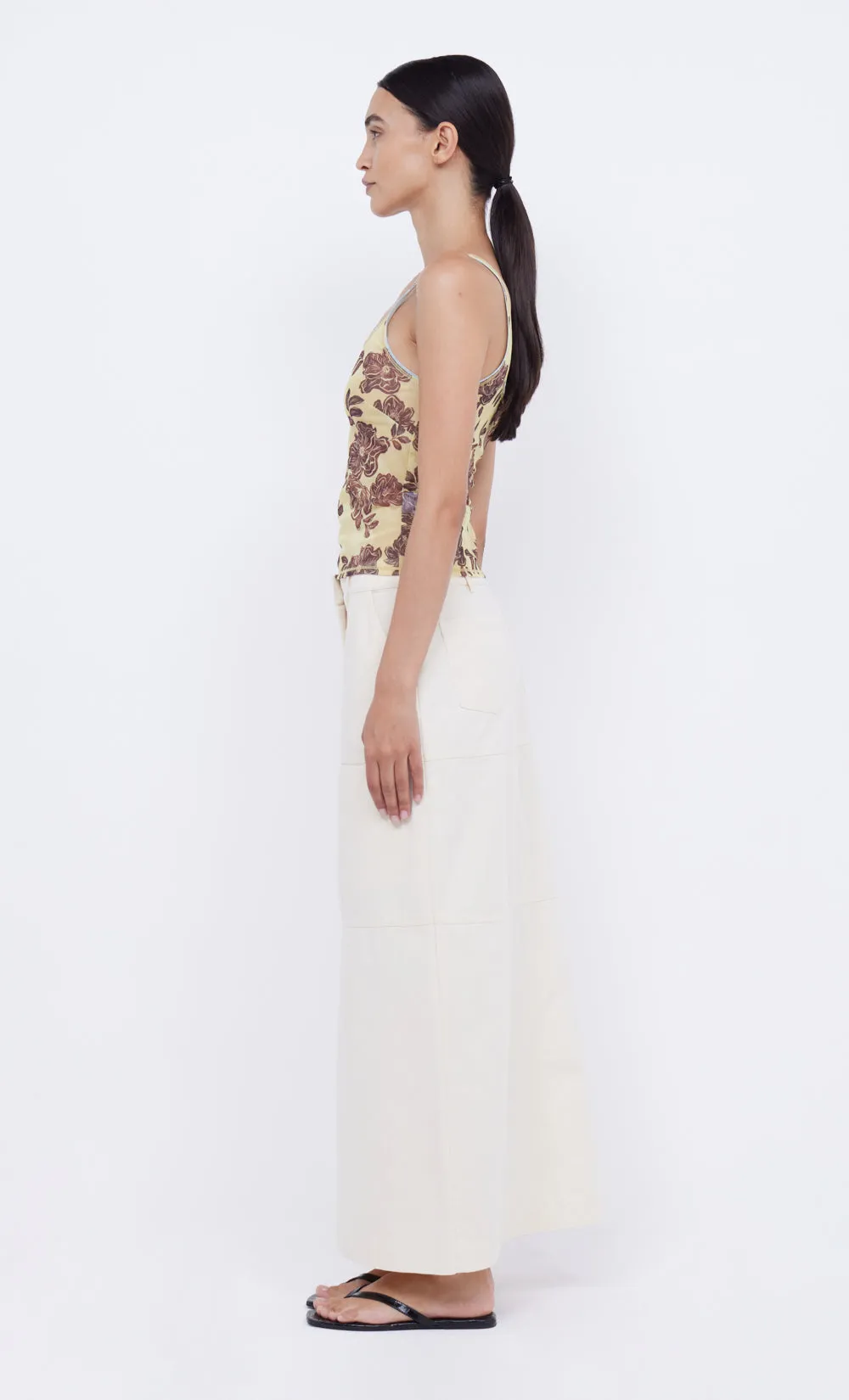 PHOENIX MAXI SKIRT - CREAM/BLACK sold by bec + bridge product image thumbnail 3
