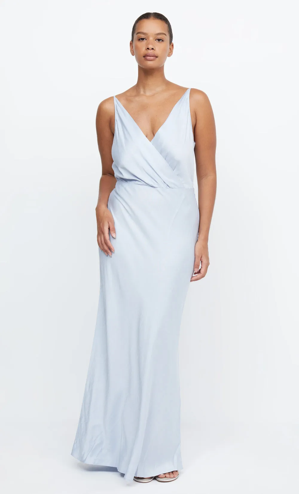 ADORE V MAXI DRESS - DUSTY BLUE sold by bec + bridge product image thumbnail 2