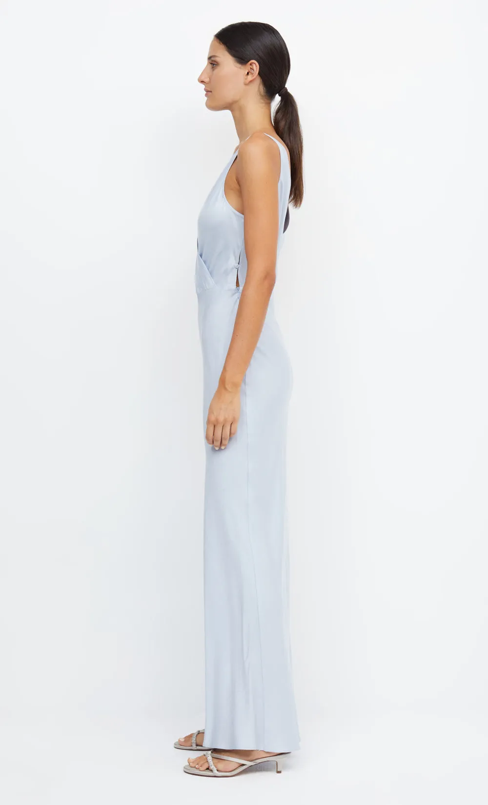 ADORE V MAXI DRESS - DUSTY BLUE sold by bec + bridge product image thumbnail 5