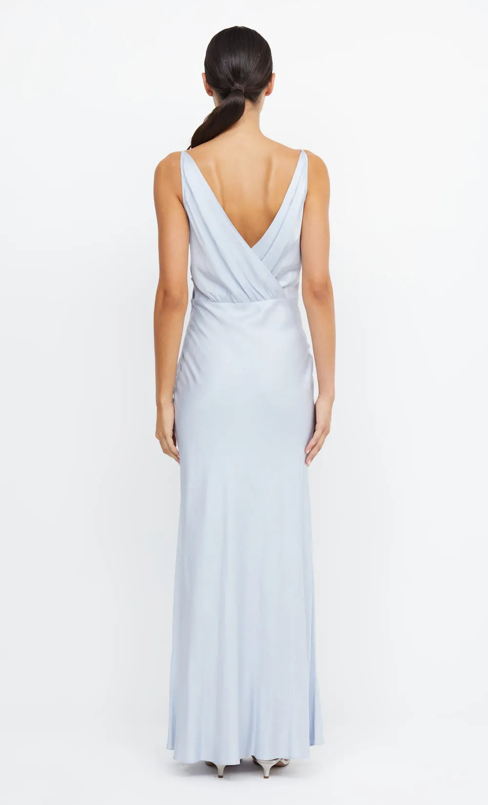 ADORE V MAXI DRESS - DUSTY BLUE sold by bec + bridge product image thumbnail 3