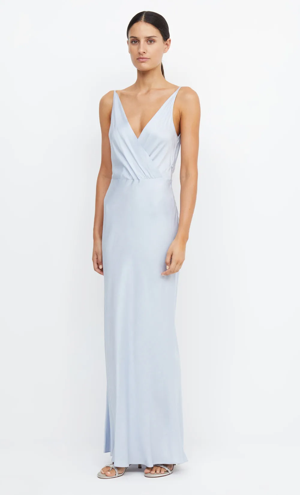 ADORE V MAXI DRESS - DUSTY BLUE sold by bec + bridge product image thumbnail 4