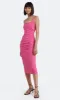 KARINA TUCK MIDI DRESS - PARADISE PINK sold by bec + bridge