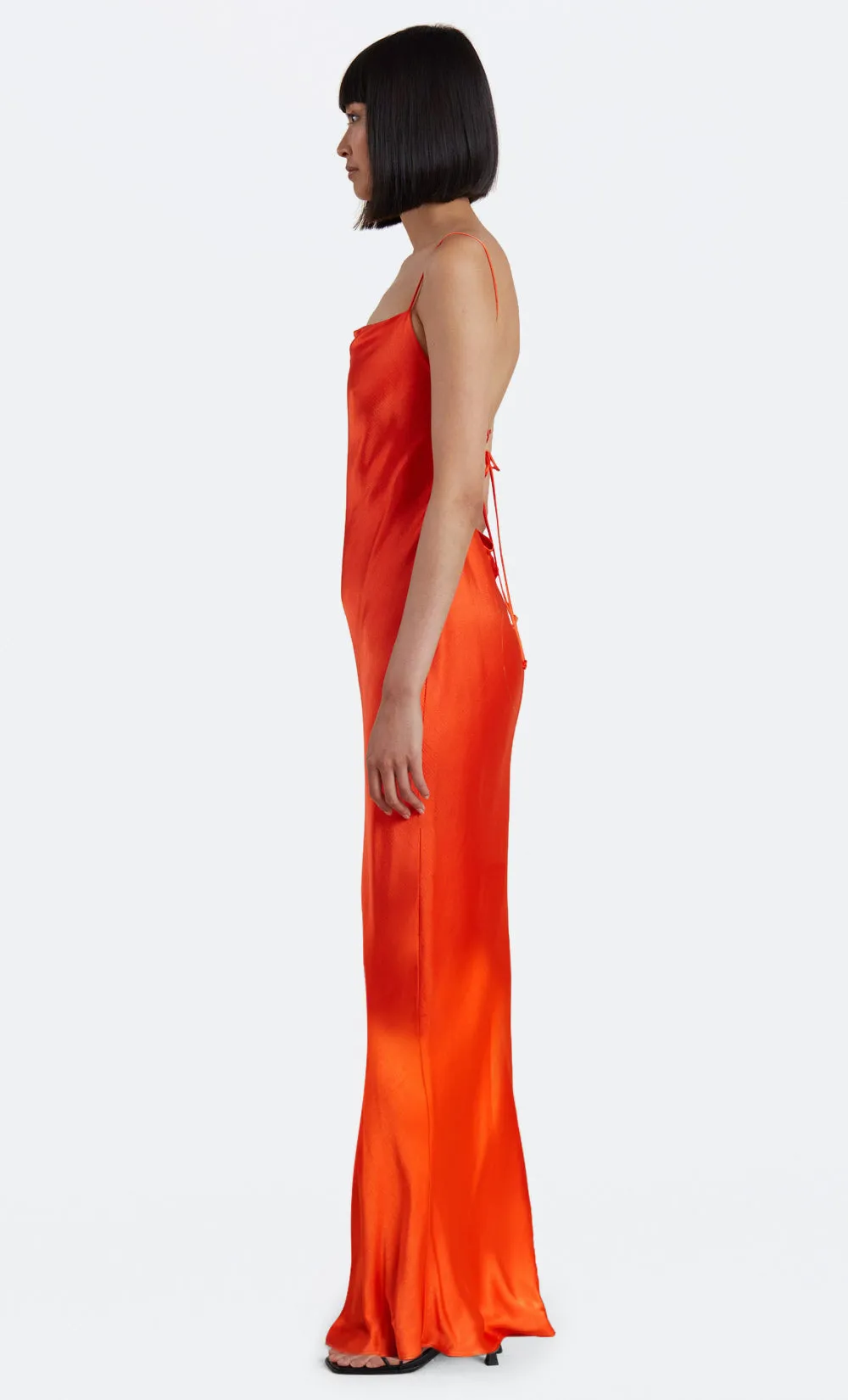 LORELAI TIE MAXI DRESS - FIRE RED sold by bec + bridge product image thumbnail 4