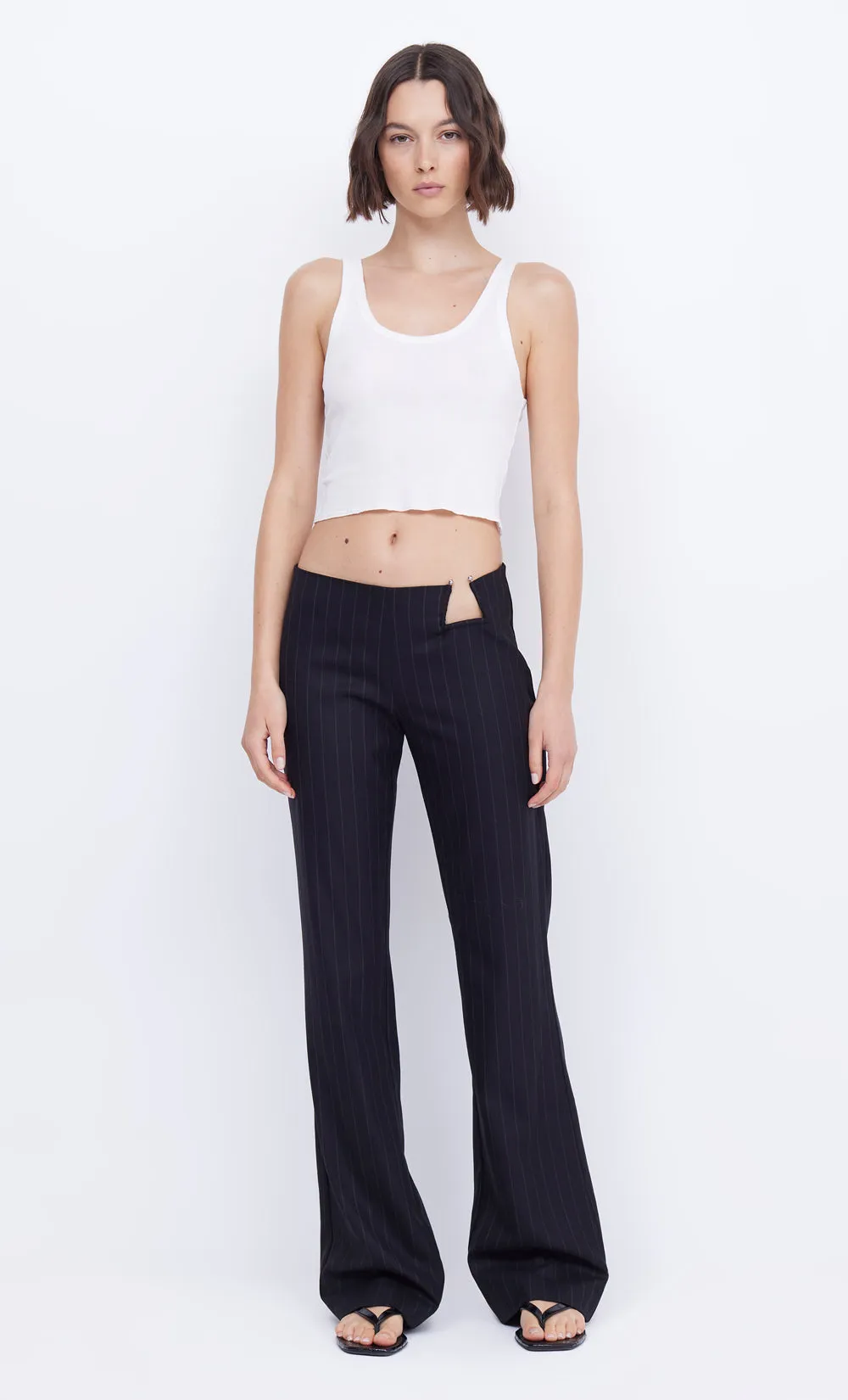 BELINDA PANT - CHARCOAL/SILVER sold by bec + bridge product image thumbnail 3