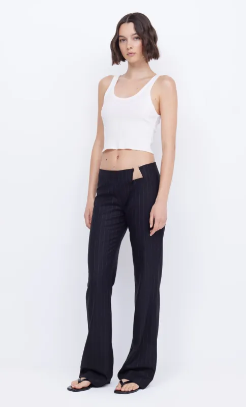 BELINDA PANT - CHARCOAL/SILVER sold by bec + bridge