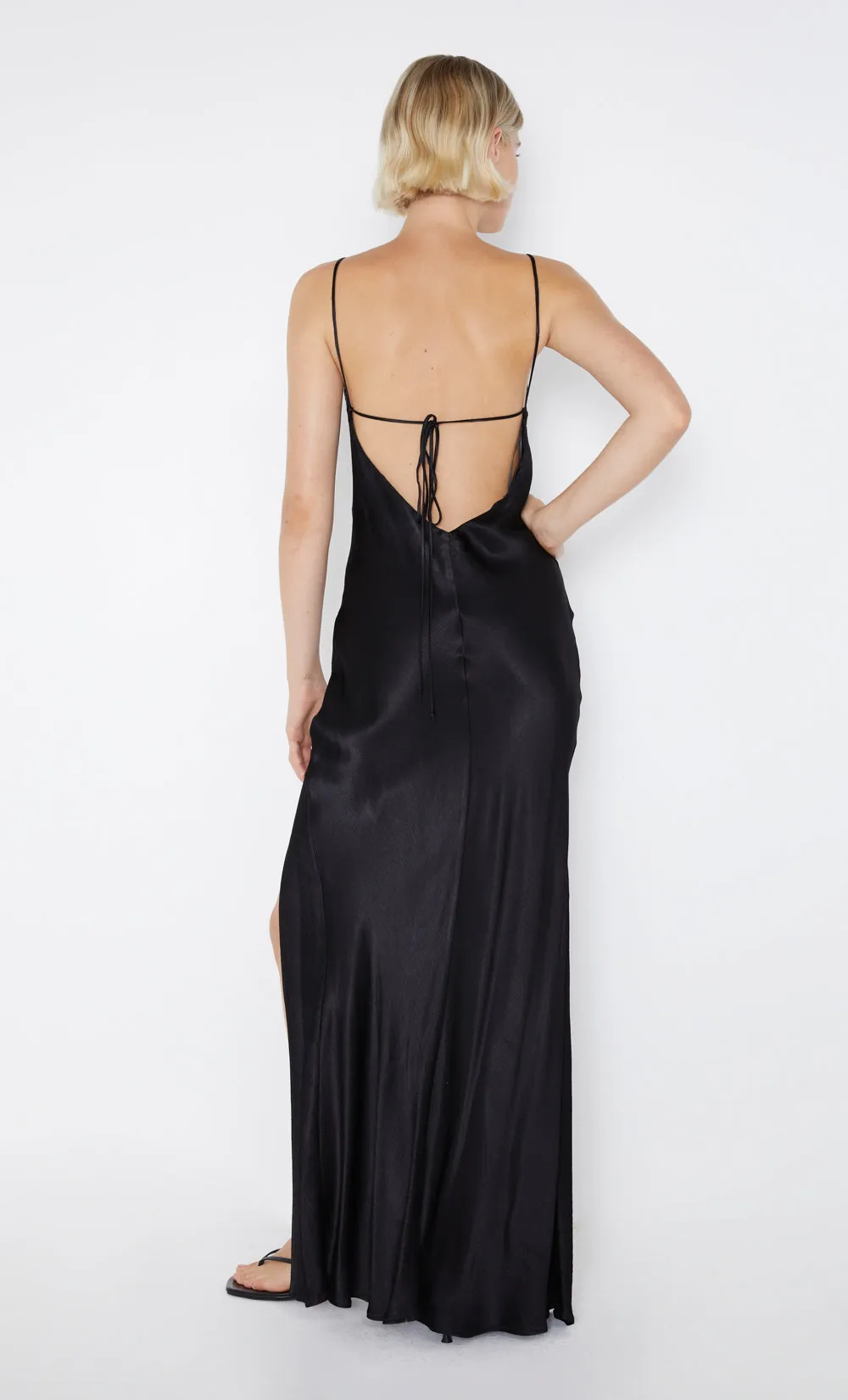 REN SPLIT MAXI DRESS - BLACK sold by bec + bridge product image thumbnail 2