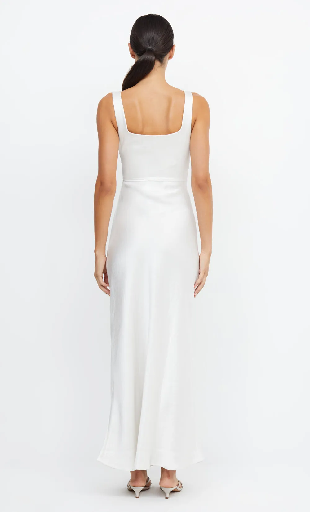THE DREAMER SQUARE NECK DRESS - IVORY sold by bec + bridge product image thumbnail 3
