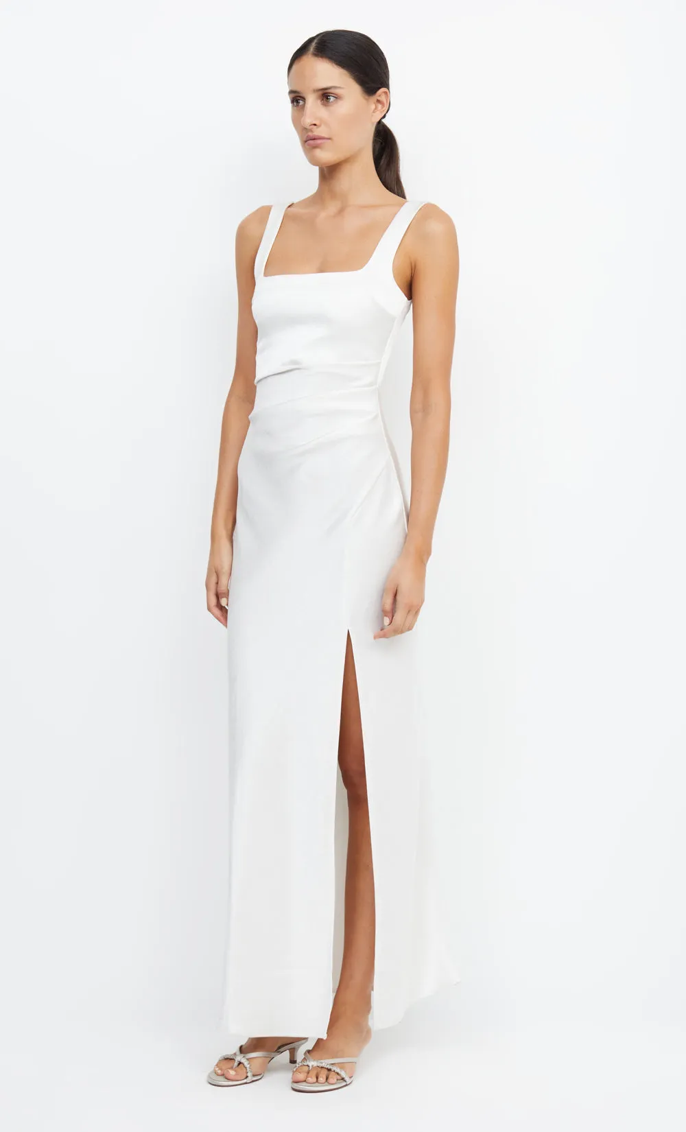 THE DREAMER SQUARE NECK DRESS - IVORY sold by bec + bridge product image thumbnail 4