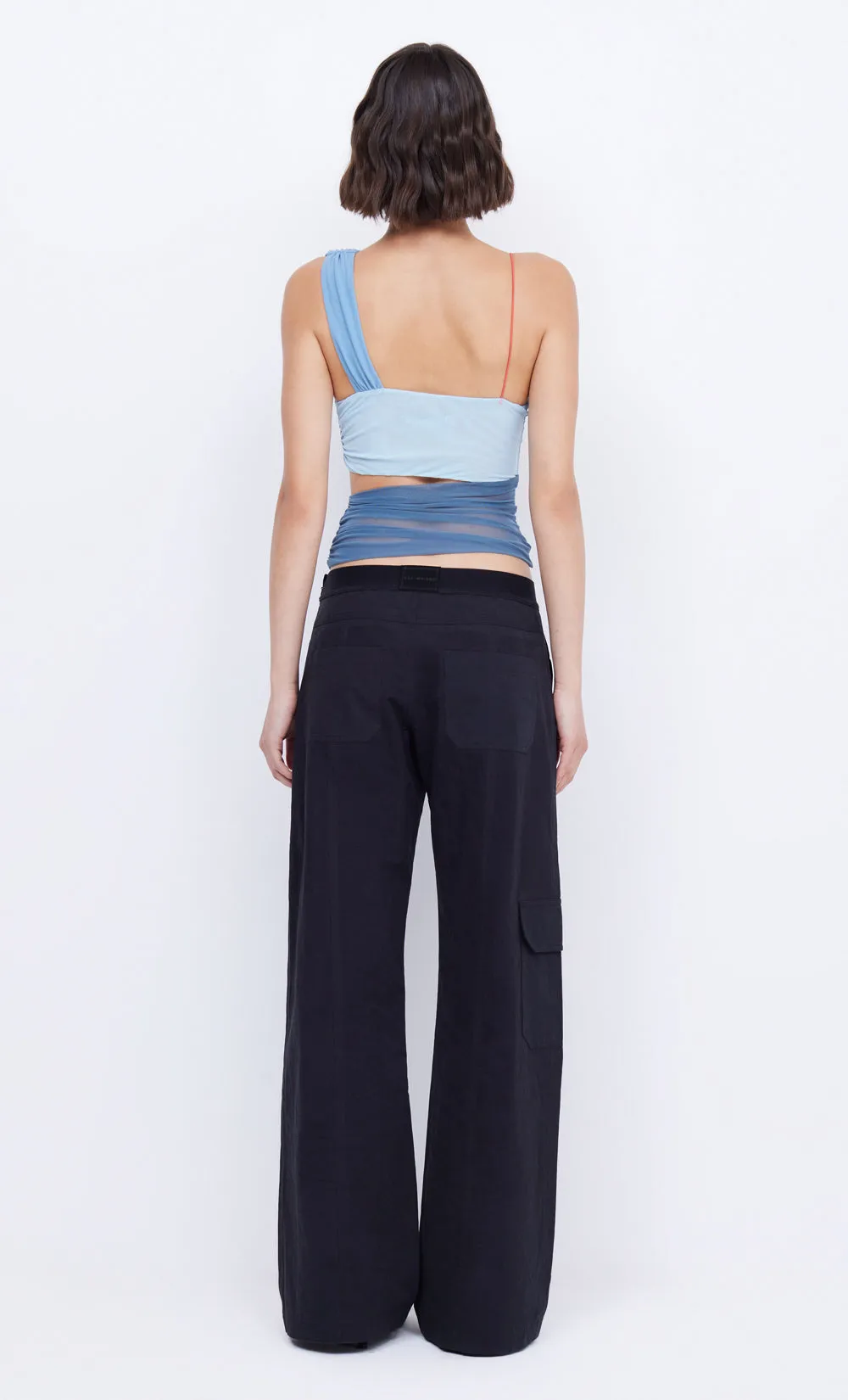 BYRON CUT OUT TANK - SPLICED BLUE sold by bec + bridge product image thumbnail 5