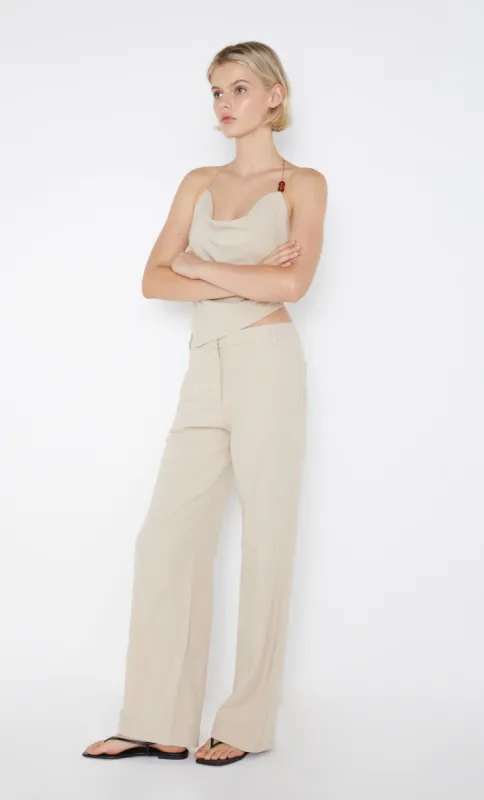DESIREE STRAIGHT LEG PANT - SAND sold by bec + bridge