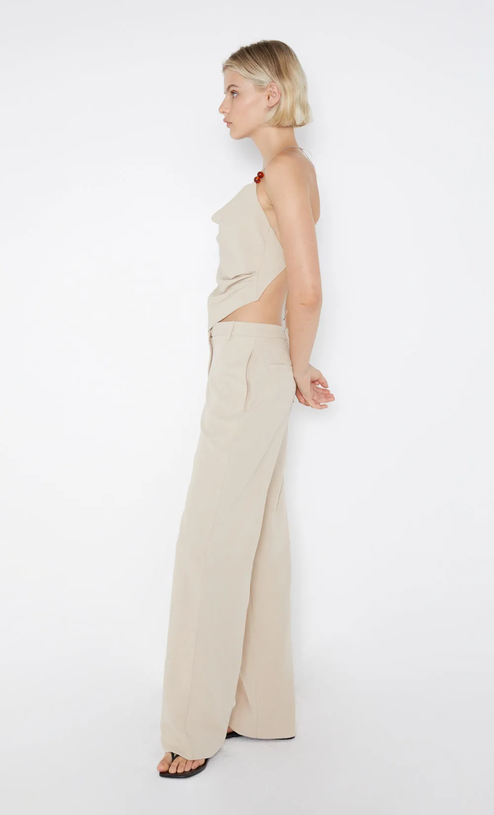 DESIREE STRAIGHT LEG PANT - SAND sold by bec + bridge product image thumbnail 3