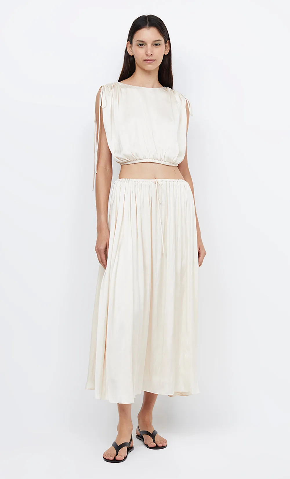 PARADISE CROPPED TOP - IVORY sold by bec + bridge