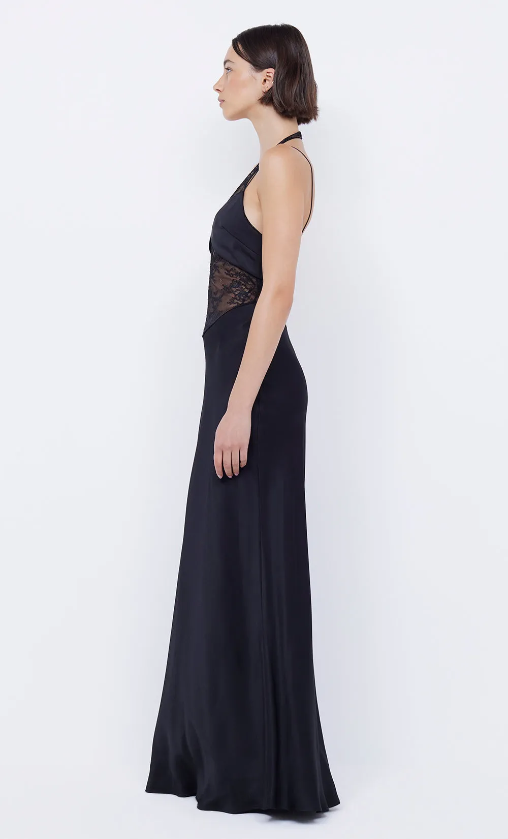 LIV HALTER MAXI DRESS - BLACK sold by bec + bridge product image thumbnail 4