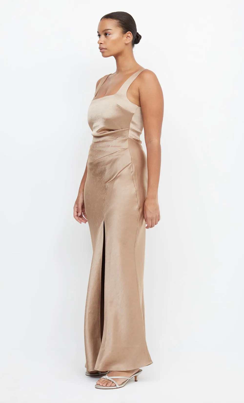 THE DREAMER SQUARE NECK DRESS - GOLDEN sold by bec + bridge product image thumbnail 4