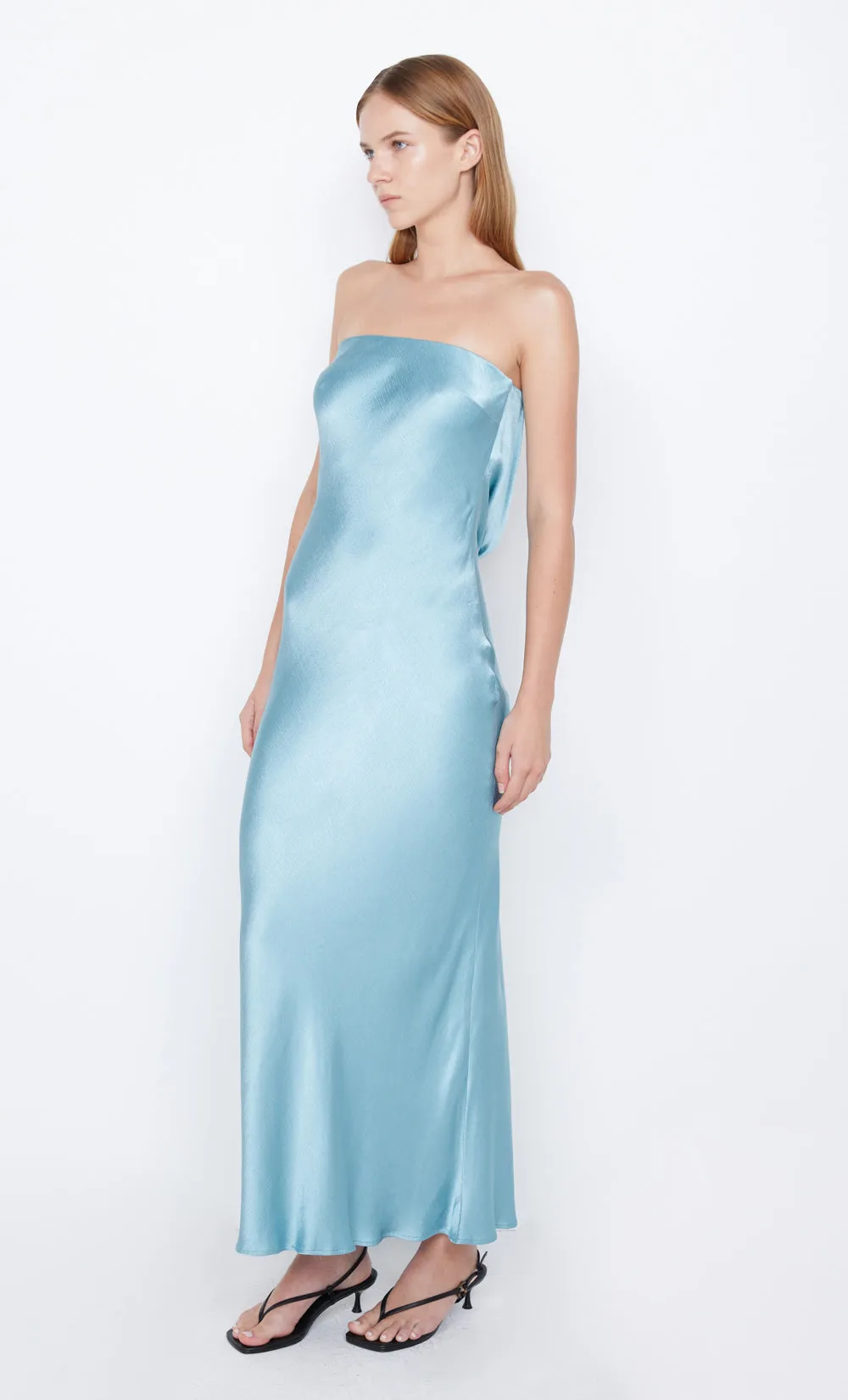 MOON DANCE STRAPLESS DRESS - SEA SPRAY sold by bec + bridge product image thumbnail 5