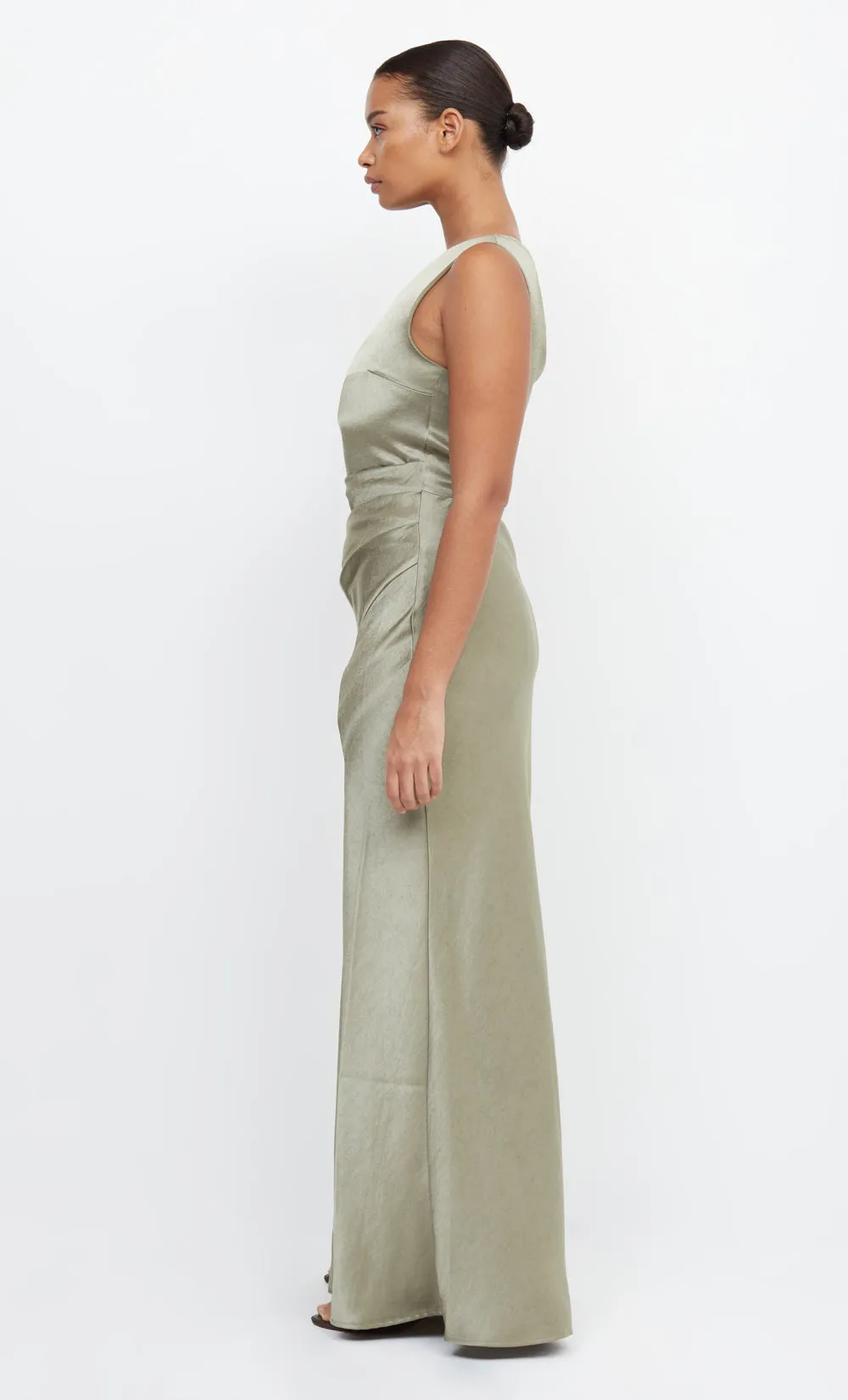 THE DREAMER ASYM DRESS - SAGE sold by bec + bridge product image thumbnail 5