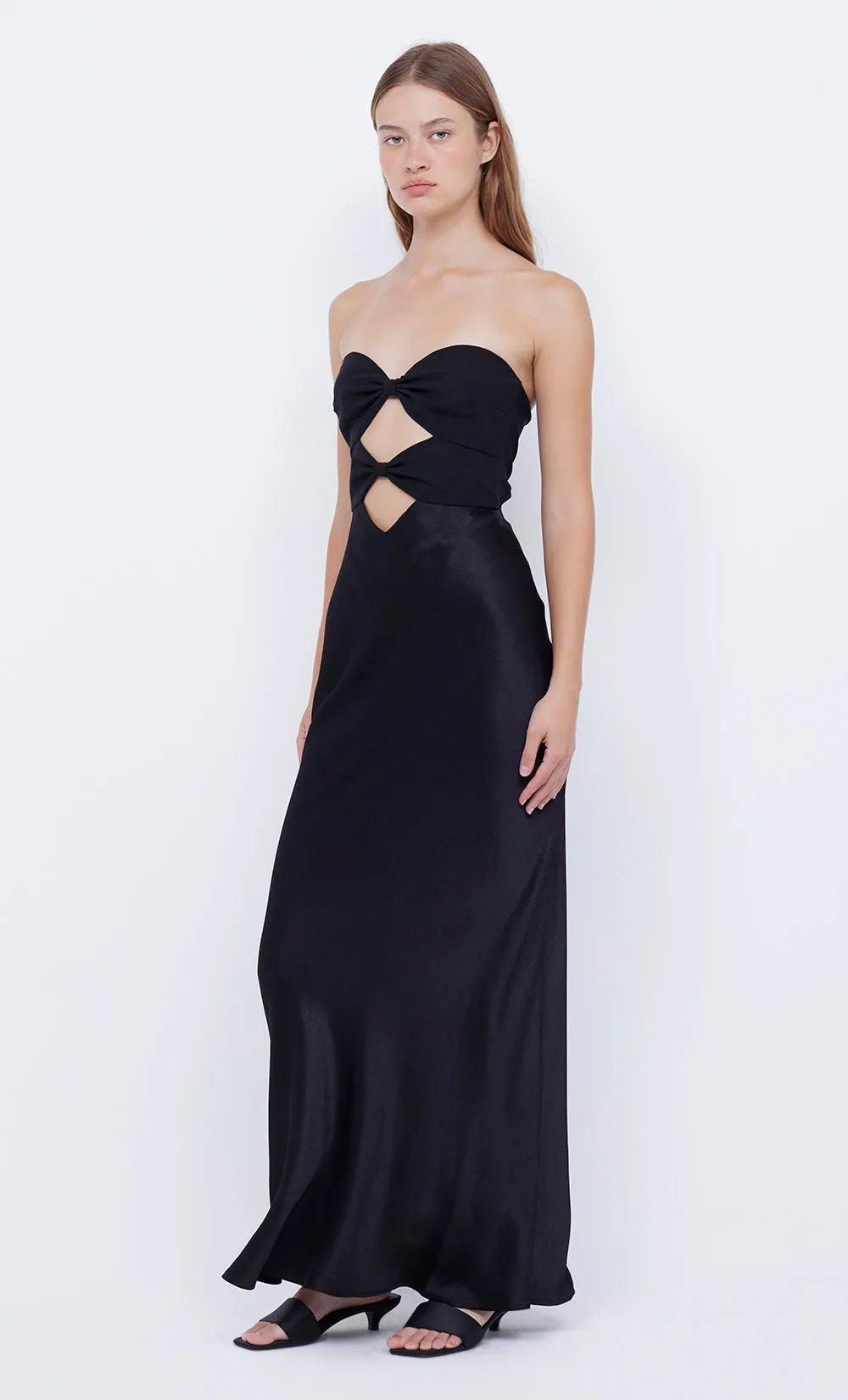 HALLE STRAPLESS DRESS - BLACK sold by bec + bridge product image thumbnail 4