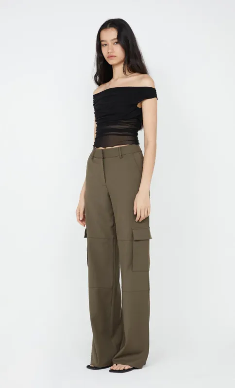TERI POCKET PANT - OLIVE sold by bec + bridge