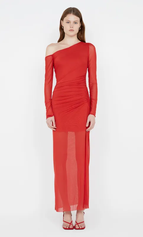FAE ASYM LONG SLEEVE DRESS - ROUGE sold by bec + bridge