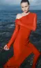 FAE ASYM LONG SLEEVE DRESS - ROUGE sold by bec + bridge