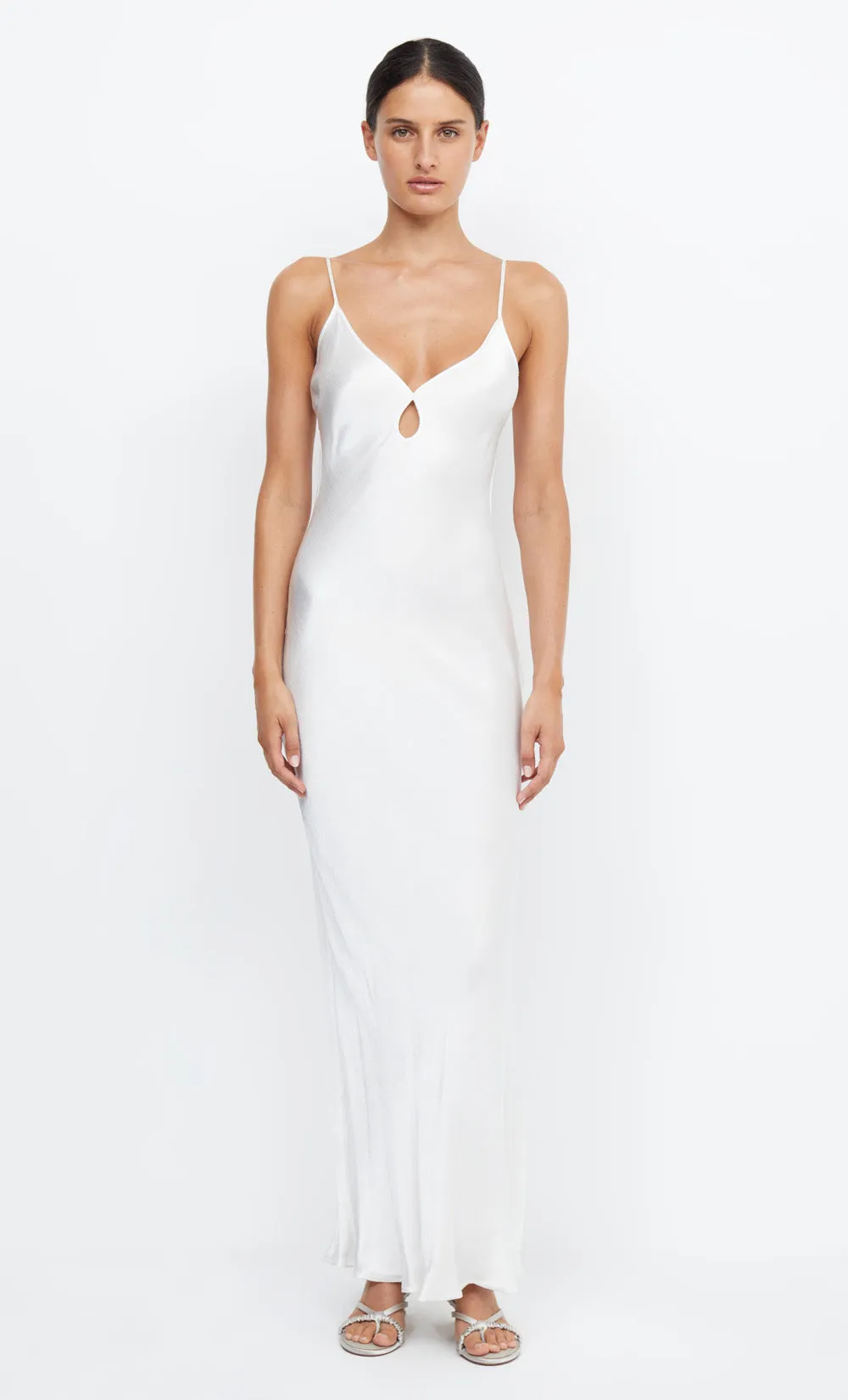 CEDAR CITY MAXI DRESS - IVORY/IVORY sold by bec + bridge