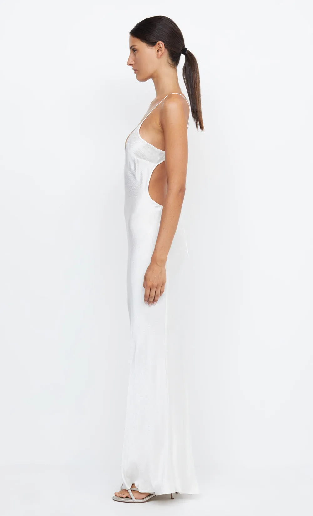 CEDAR CITY MAXI DRESS - IVORY/IVORY sold by bec + bridge product image thumbnail 4