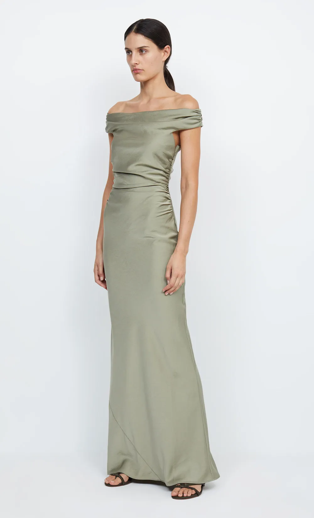 ETERNITY OFF SHOULDER MAXI - SAGE sold by bec + bridge product image thumbnail 4
