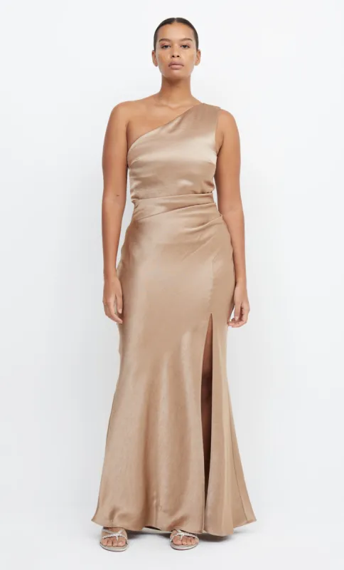 THE DREAMER ASYM DRESS - GOLDEN sold by bec + bridge