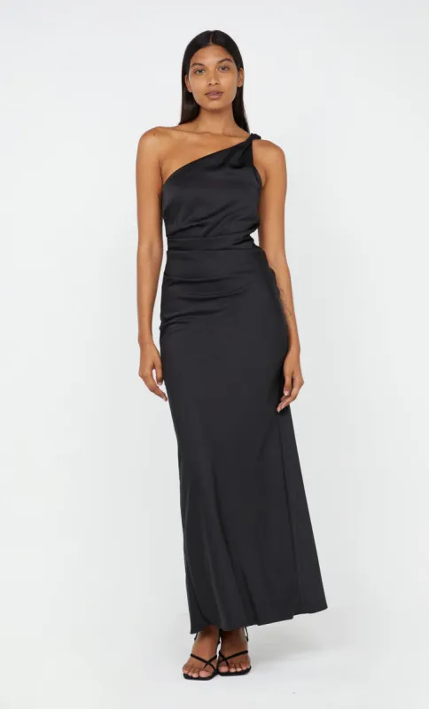 LUNETTA ASYM DRESS - BLACK sold by bec + bridge