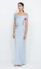 ETERNITY OFF SHOULDER MAXI - DUSTY BLUE sold by bec + bridge