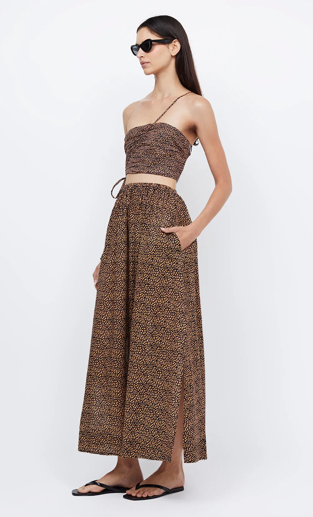 CAPRI ASYM CROP TOP - BELLA DONNA sold by bec + bridge product image thumbnail 3