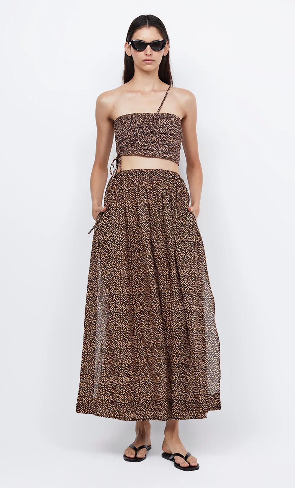 CAPRI ASYM CROP TOP - BELLA DONNA sold by bec + bridge