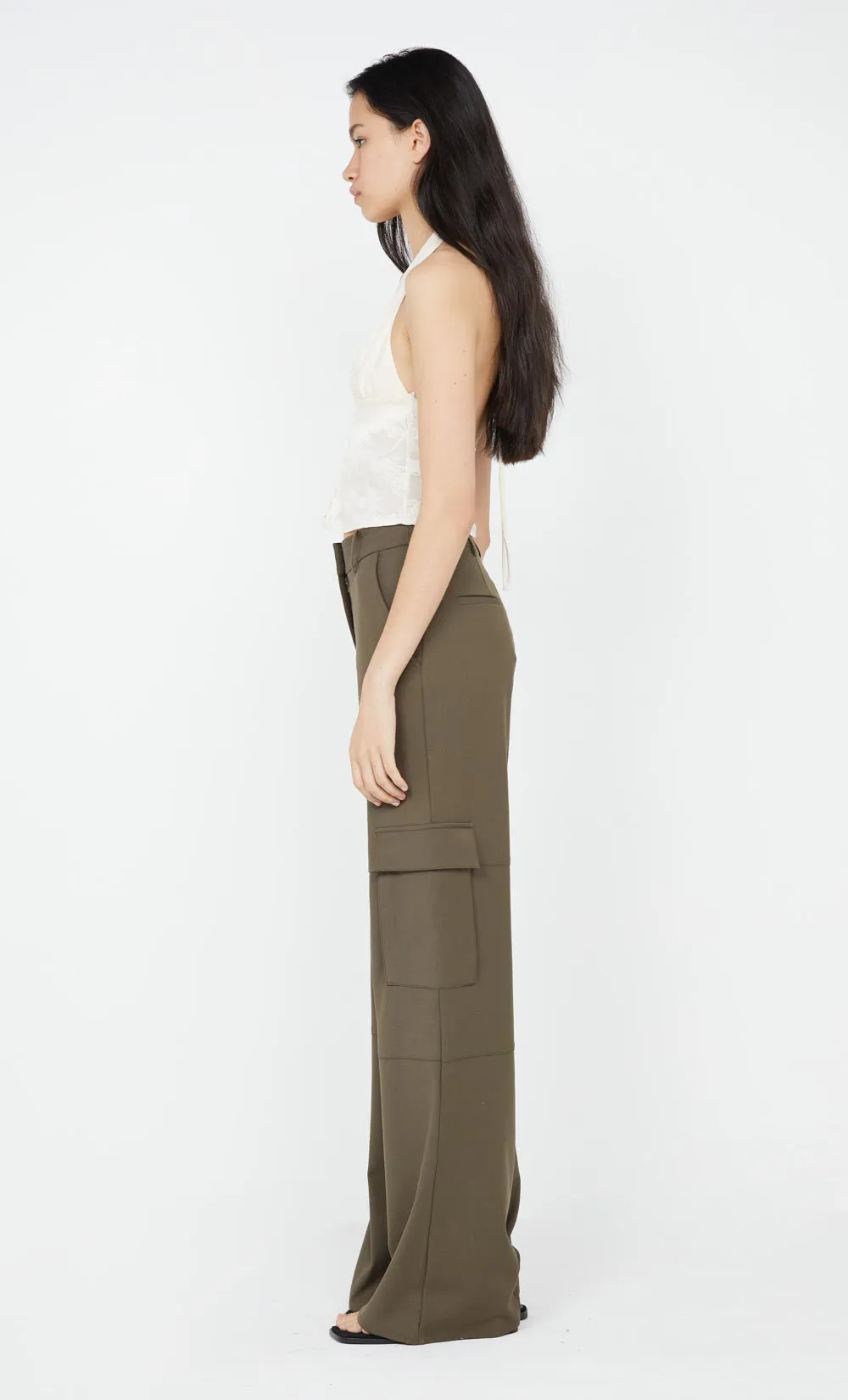 LAWENA HALTER TOP - IVORY sold by bec + bridge product image thumbnail 5