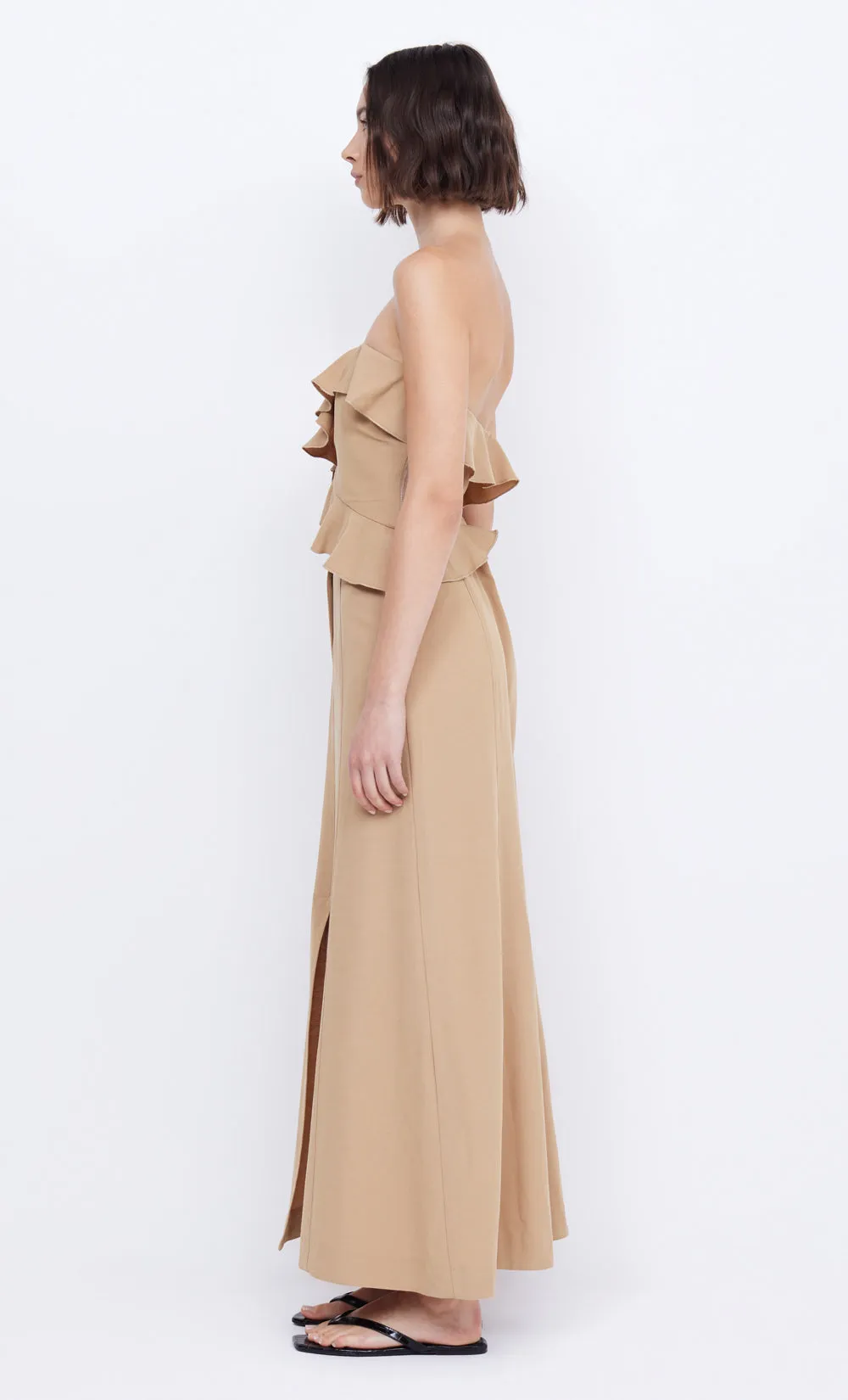 COASTLINER MAXI SKIRT - TAN sold by bec + bridge product image thumbnail 4