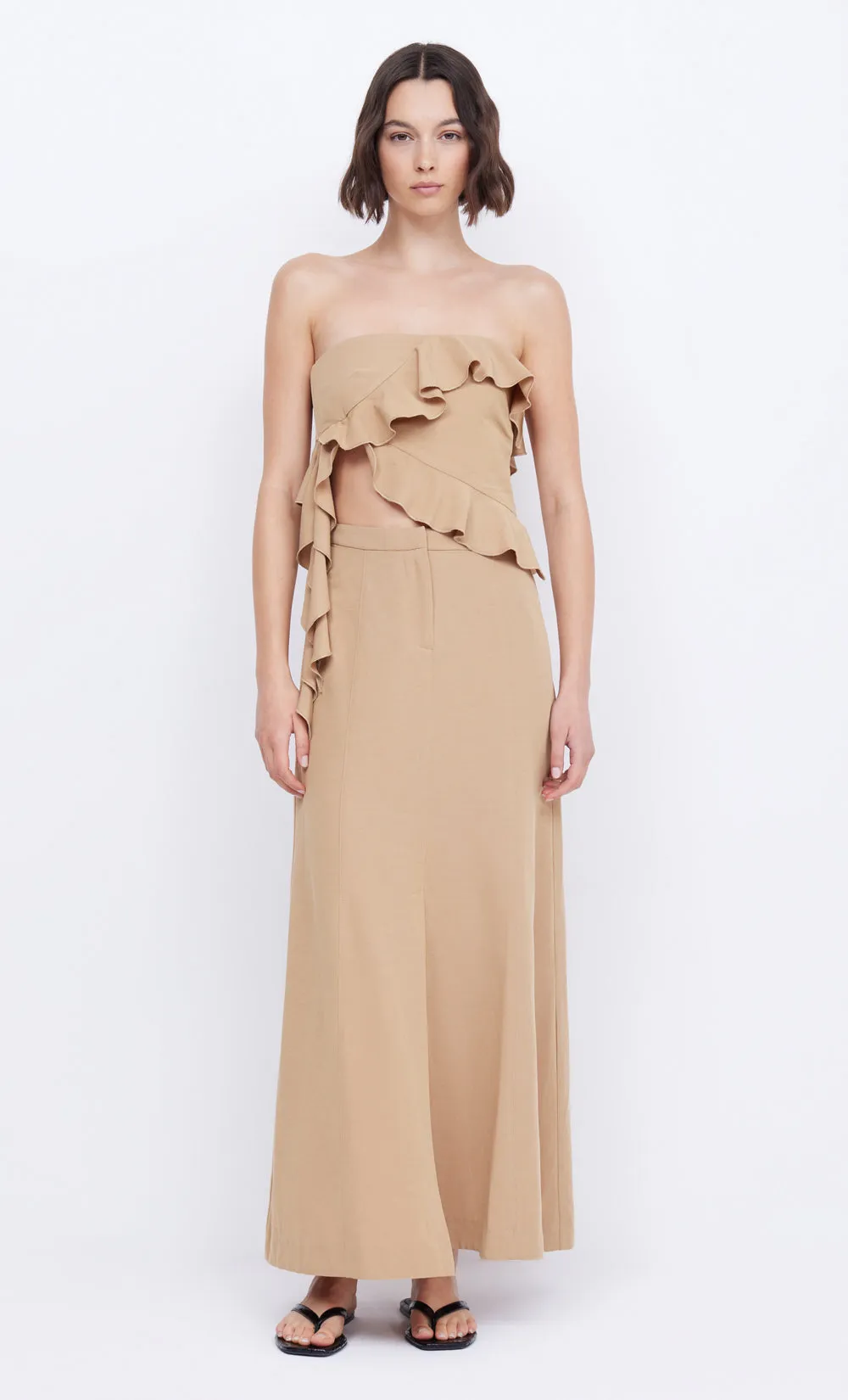 COASTLINER MAXI SKIRT - TAN sold by bec + bridge product image thumbnail 3