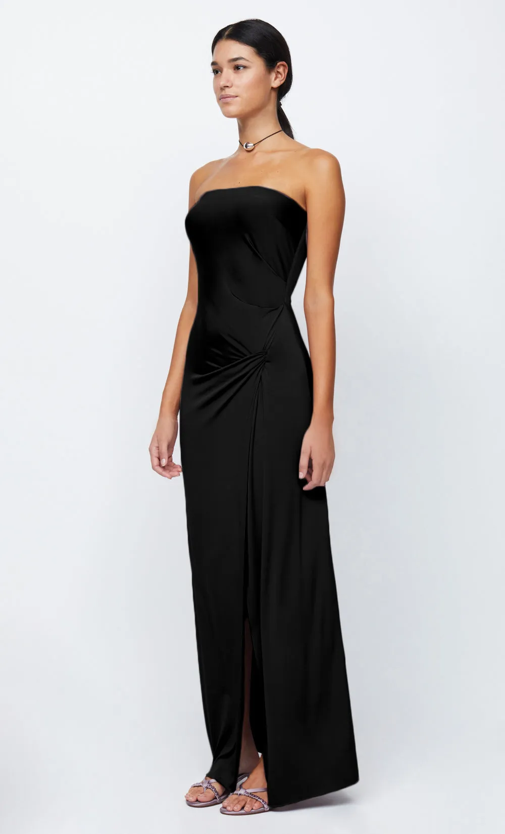 PETRA STRAPLESS MAXI DRESS - BLACK sold by bec + bridge product image thumbnail 2