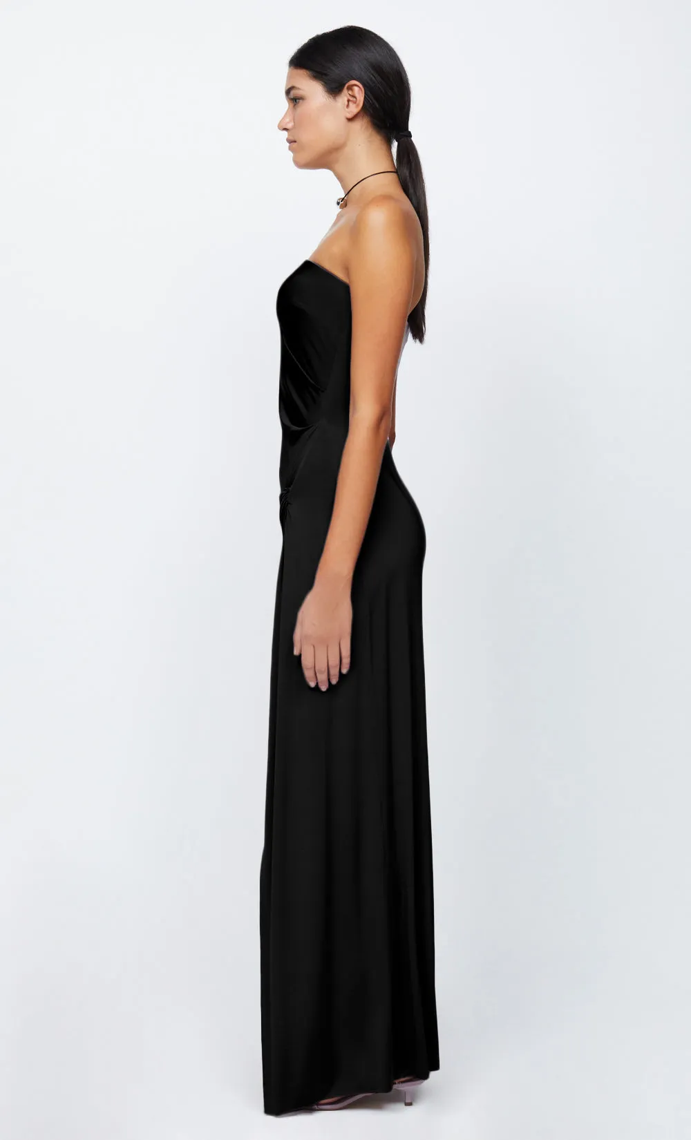 PETRA STRAPLESS MAXI DRESS - BLACK sold by bec + bridge product image thumbnail 3