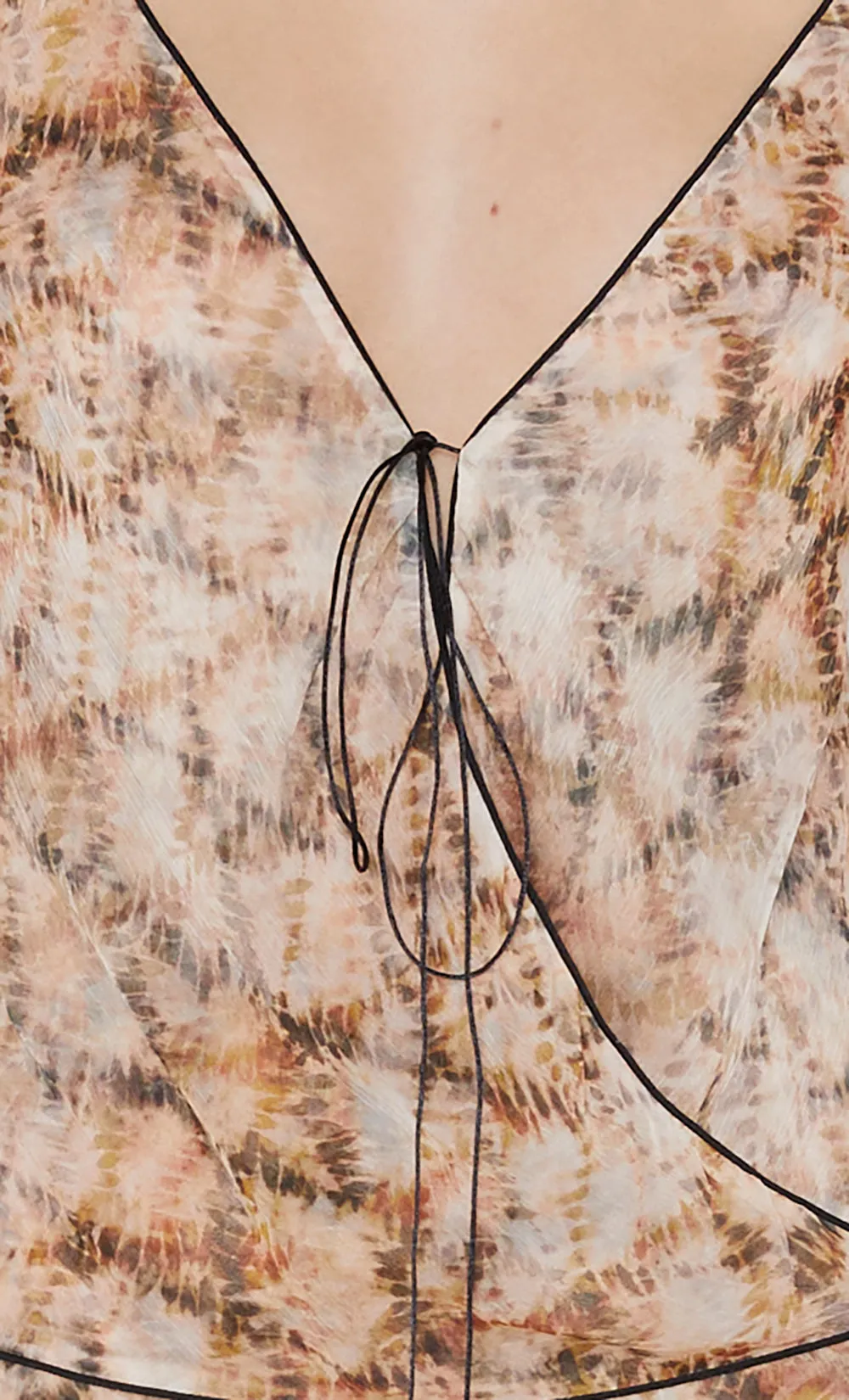 CIEL WRAP MAXI DRESS - GEO SHIBORI sold by bec + bridge product image thumbnail 5