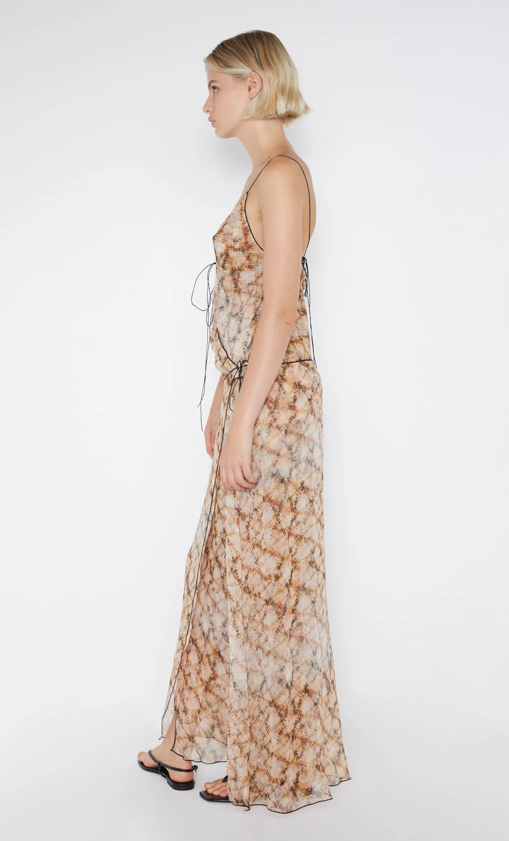 CIEL WRAP MAXI DRESS - GEO SHIBORI sold by bec + bridge product image thumbnail 4