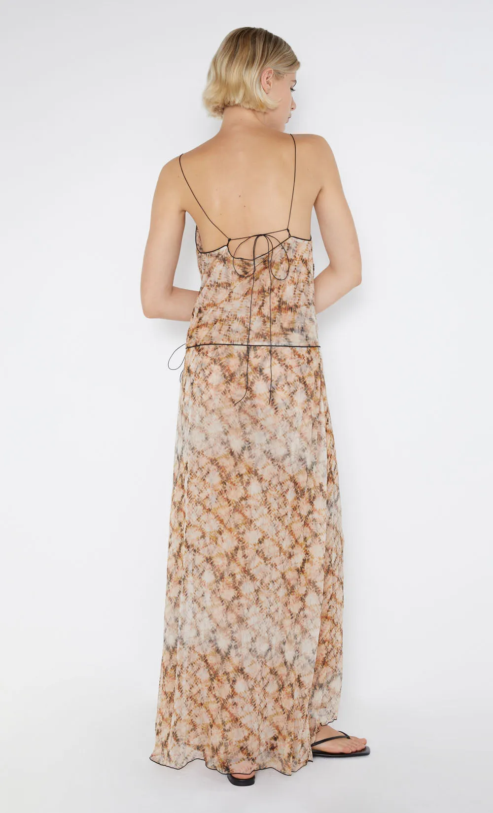 CIEL WRAP MAXI DRESS - GEO SHIBORI sold by bec + bridge product image thumbnail 2