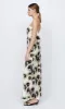 BLOOM SILK STRAPLESS MAXI - IVORY PRINT sold by bec + bridge
