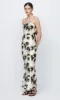 BLOOM SILK STRAPLESS MAXI - IVORY PRINT sold by bec + bridge