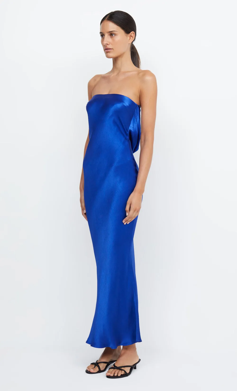 MOONDANCE STRAPLESS DRESS - MEDITERRANEAN BLUE sold by bec + bridge product image thumbnail 4