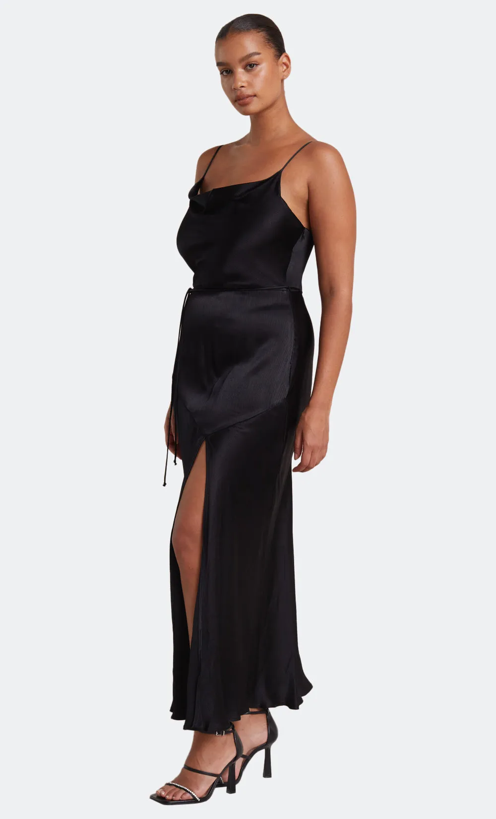 MOON DANCE MIDI DRESS - BLACK sold by bec + bridge product image thumbnail 3