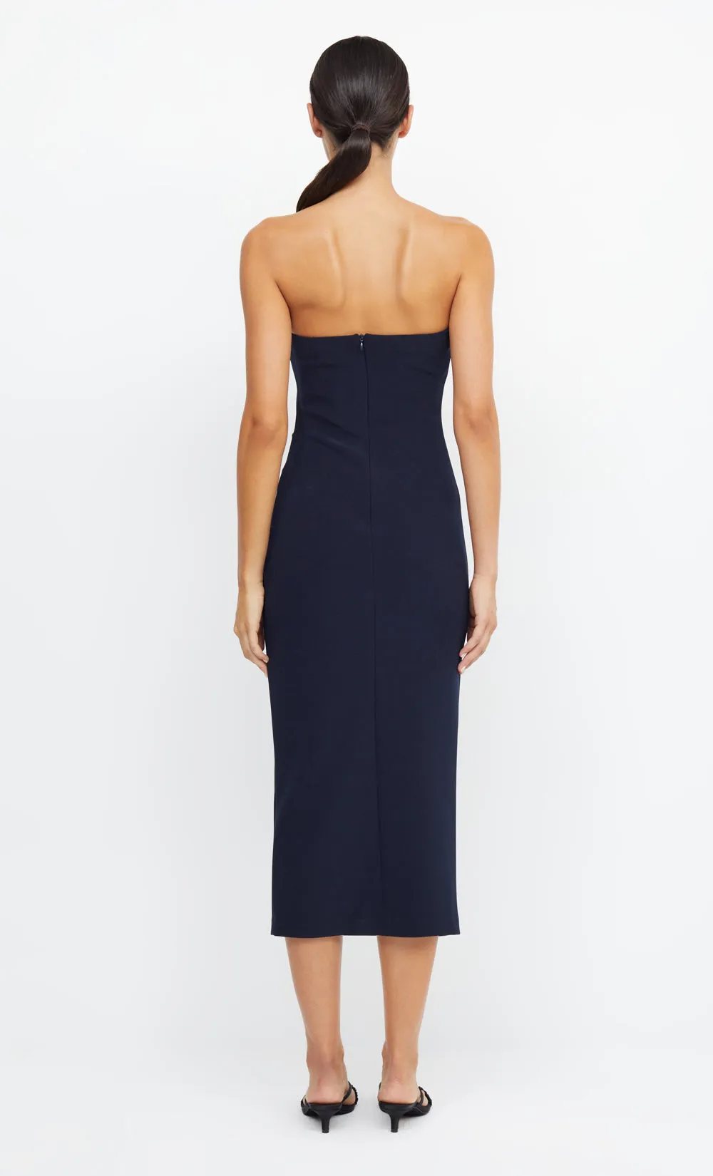 KARINA STRAPLESS MIDI DRESS - INK sold by bec + bridge product image thumbnail 2