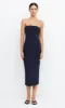 KARINA STRAPLESS MIDI DRESS - INK sold by bec + bridge