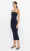KARINA STRAPLESS MIDI DRESS - INK sold by bec + bridge