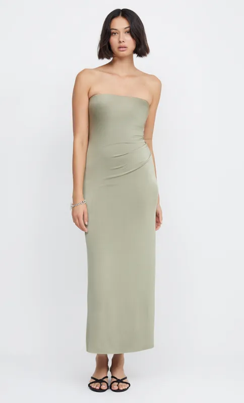 ARIEL STRAPLESS MAXI DRESS - SAGE sold by bec + bridge
