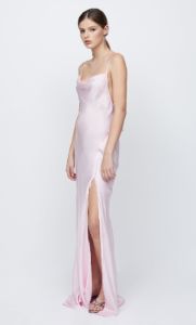 JOELLE SPLIT MAXI DRESS - QUARTZ PINK sold by bec + bridge